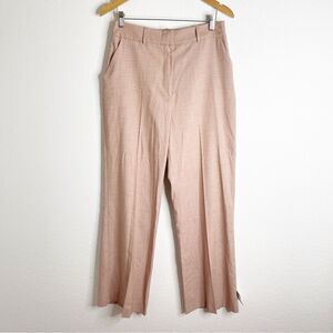 ASOS High Waisted Neutral Brown Trouser Pants Size 8